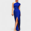 Axa - Elegante Abito Maxi Asimmetrico da Sera