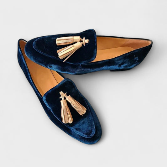 Quinnlyn – Mocassini d'ispirazione vintage con frange