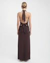 ABITO LUNGO HALTER CON SCHIENA SCOPERTA