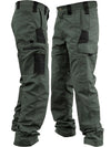Men's Tactical Cargo Pants- Multi Functional Zippered Pockets for Hiking Construction Travel All Seasons