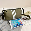 Borsa a Tracolla Casual a Righe da Donna