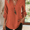 Blusa Fluida con Scollo Aperto