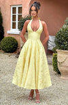 Esmeralda - Abito Midi Senza Maniche con Scollo Halter