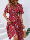 Abito Lungo Boho Floreale con Volant - Stile Bohémien Elegante