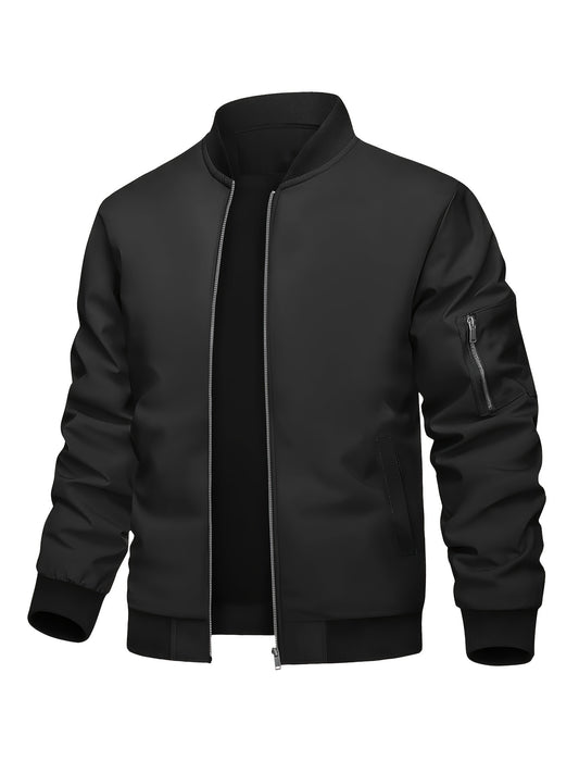 Giacca Antivento da Uomo per Primavera e Autunno, Caratterizzata da una Vestibilità Alla Moda e Ampia con Chiusura a Zip, Adatta per Ciclismo, Corsa e Fitness. Questa Giacca Sportiva Casual È Confortevole e Unisex, Rendendola una Scelta Popolare