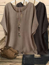 Set di 2 Bluse Morbide con Maniche Ampie