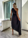 Lizbeth - Abito Maxi con Spalla Fiori