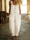 Weronika - Tuta in denim loose con chiusura regolabile