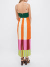 ABITO STRISCE GEOMETRICHE MULTICOLOR