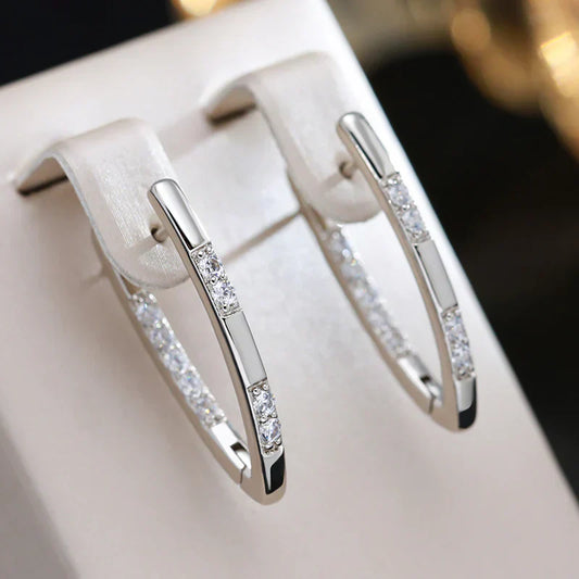 Orecchini Eleganti in Zirconia Sylvia