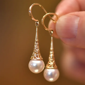 Eleganza - Orecchini di Perle Vintage