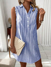 Leviana™ | Abito camicia a righe