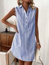 Leviana™ | Abito camicia a righe