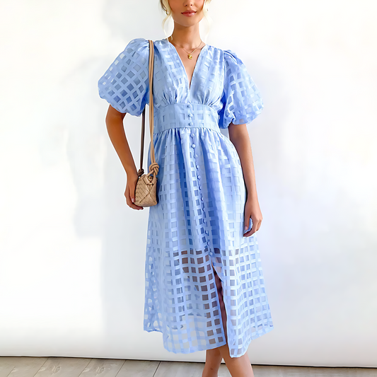 Julia - Elegante Vestito Midi Estivo
