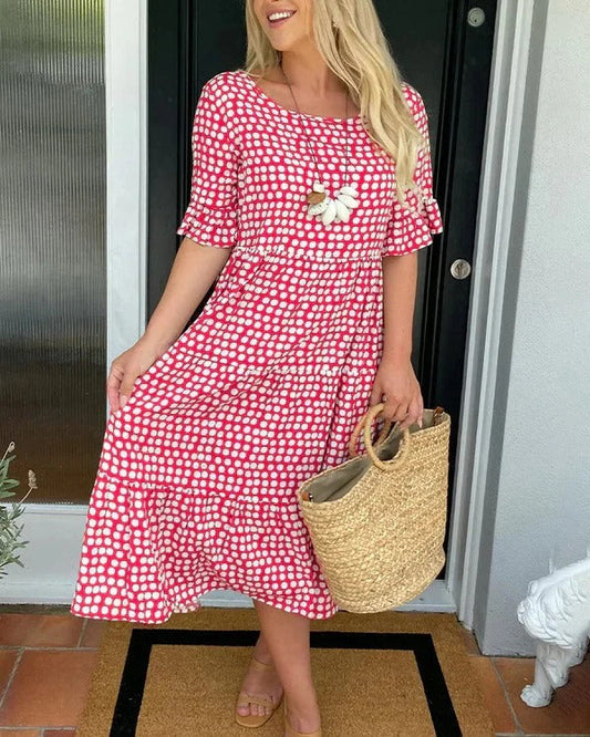40 Clara | Breezy Tiered Midi Dress