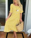 40 Clara | Breezy Tiered Midi Dress