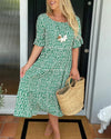 40 Clara | Breezy Tiered Midi Dress