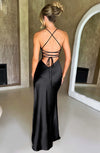 Natalie - Abito Maxi in Raso