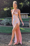 Natalie - Abito Maxi in Raso