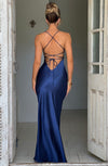 Natalie - Abito Maxi in Raso