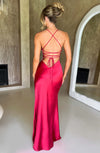Natalie - Abito Maxi in Raso