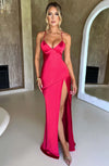 Natalie - Abito Maxi in Raso