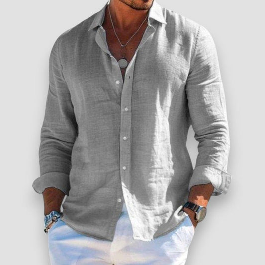 Enrico | Camicia Elegante in Tessuto Traspirante