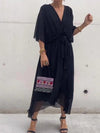 Thyra - Vestito Midi con Scollatura a V