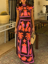 Katia - Completo stampato Top e Gonna