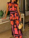Katia - Completo stampato Top e Gonna