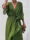 Thyra - Vestito Midi con Scollatura a V