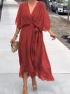 Thyra - Vestito Midi con Scollatura a V