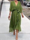 Thyra - Vestito Midi con Scollatura a V