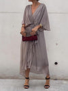 Thyra - Vestito Midi con Scollo a V