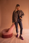 Mila™ | Giacca alla Moda con Motivo Leopardo