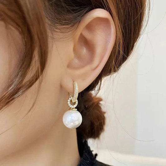 Orecchini Eleganti con Perle