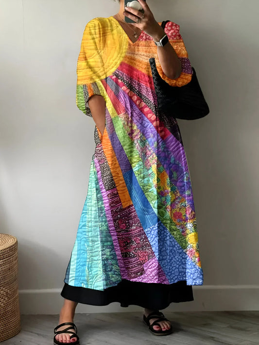 Camille - Abito Colorato d’Ispirazione Artistica