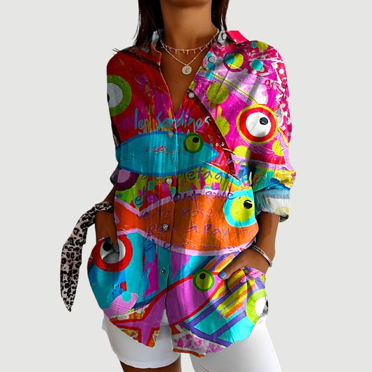 Karla™ | Blusa con design colorato