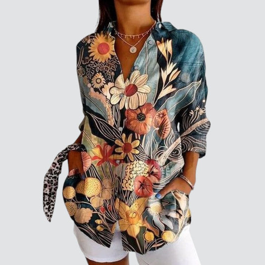 Astrid™ | Blusa con design colorato