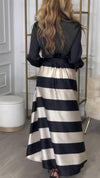 Vestito Maxi Striato