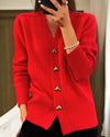 Elise – Cardigan Elegante con Bottoni a Cuore