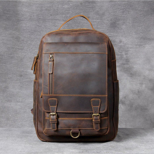 Zaino in Pelle Marrone | MORITZ