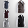 Gilet in Maglia Harrison con Zip Intera