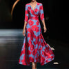 Abito Chic con Stampa Floreale