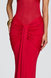 ABITO LUNGO HALTER RUFFLE