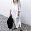 Maddie - Elegante Maxi Abito Lungo in Lino
