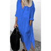 Maddie - Elegante Maxi Abito Lungo in Lino