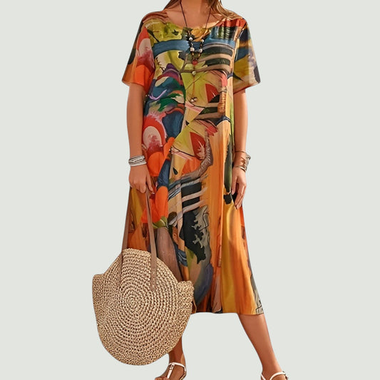 Leviana™ – Abito estivo elegante e leggero in lunghezza midi