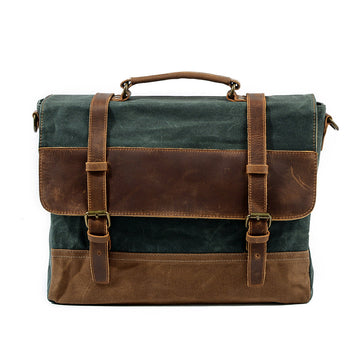 Borsa Messenger in Tela Cerata | LUCIEN