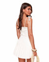 ABITO MINI CORSET CON GONNA PLISSETTATA